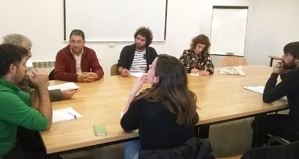 Reunión dos deputados de En Marea coa Organización Galega de Comunidades de Montes.